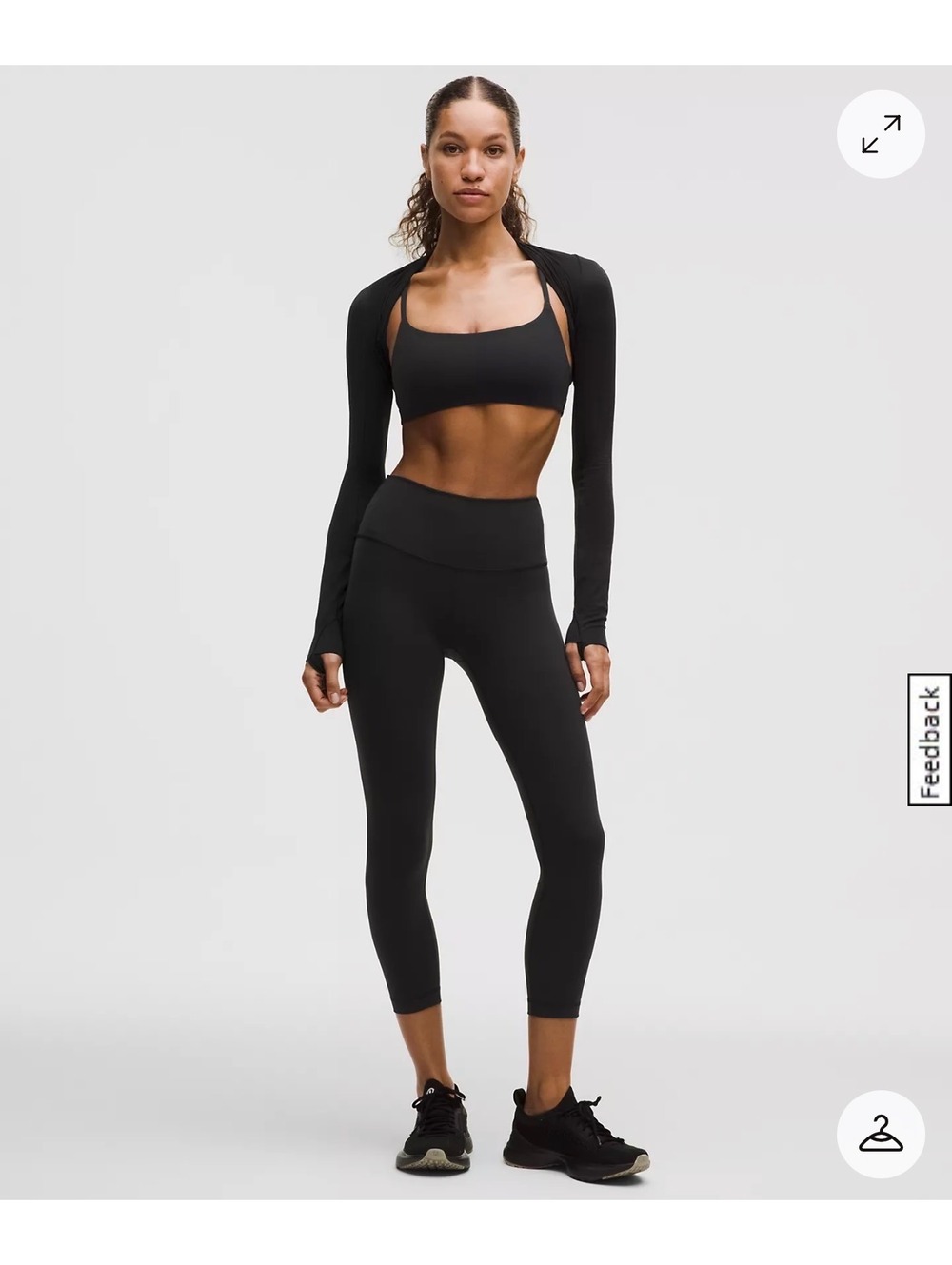Lululemon Wunder Train HR Crop 23 Sz 20 Diamond Dye Pitch Graphite Grey NWT